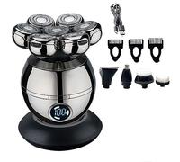 Rasoio elettrico da uomo, rasoio elettrico 5 in 1 per uomini calvi 7D taglierina galleggiante trimmer barba tagliacapelli IPX5 rasatura impermeabile USB ricarica senza fili