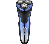 Rasoio elettrico da uomo, rasoio elettrico professionale rasoio impermeabile per barba rotante 3D galleggiante rasatura ricaricabile rasoio elettrico per uomo
