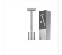 Rasoio Elettrico da Uomo, Rotativo a 3 Lame per Rasatura a Secco e con Acqua, Completamente Lavabile, Oltre 60 Minuti di Autonomia della Batteria, Portatile per Uso Domestico