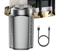 Rasoio Elettrico Da Uomo | Schermo Digitale Impermeabile Strumento Per La Cura Della Barba - Rasoio Compatto Per Il Viso | Per Papà, Marito, Fidanzato, Viaggio, Casa, Bagno, Routine