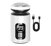 Rasoio elettrico da uomo, senza fili, impermeabile, per uso e bagnato | Mini rasoio da uomo, per casa, auto, viaggio, hotel, esterno, bagno