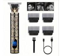 Rasoio elettrico da uomo, taglia capelli professionale da uomo, trimmer per capelli, ricaricabile USB-C, senza fili, trimmer per capelli lunghi con 4 pettini di regolazione, kit per la cura di capelli
