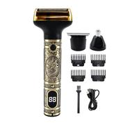 Rasoio elettrico da uomo Trimmer baffi ricaricabile | Trimmer Per Governare Il Viso, Corpo, Naso, Testa, Capelli, Domestico E In