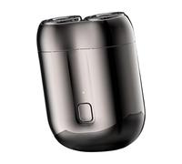 Rasoio elettrico da viaggio da uomo, elettrico, portatile, USB, per uomo, a doppia testa, impermeabile, tascabile, cicalino ricaricabile per casa, auto e viaggi