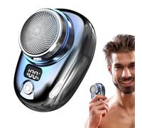 Rasoio Elettrico da Viaggio - Mini Rasoio Elettrico Con Display A Livello Della Batteria, Mini Rasoio Per Il Viso Di Rasatura, Rasoio Elettrico Per La Casa, L'Auto, Il Viaggio, Il Regalo Per L