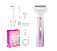 Rasoio Elettrico Donna, 4 in 1 Epilatore Viso Elettrico da Donne, Rasoio Parti Intime da Donna, indolore Depilatore Portatile per Corpo, Viso, Le Ascelle,La Linea Del Bikini e Le Sopracciglia
