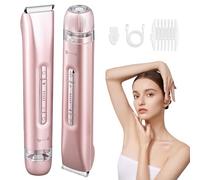 Rasoio Elettrico Donna Indolore Parti Intimo Rasoio Corpo IPX7 Impermeabile, Viso