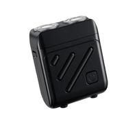 Rasoio Elettrico - Epilatore Rotante A 360° Senza Fili | Mini Design Compatto In ABS | Strumento Per Toelettatura Da Uomo Impermeabile | Rasoio Portatile Per Barba, Testa, Corpo, Uso Asciutto E Bagnat