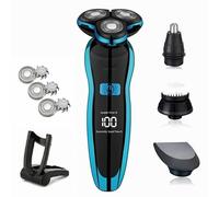 Rasoio elettrico impermeabile, rasoio, tagliacapelli, macchina da barba for uomo, rotante