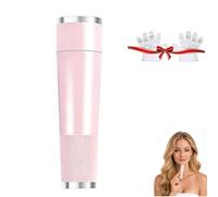 Rasoio elettrico intimo per capelli, ricaricabile, 2 in 1, per bikini, da donna, per uomo e donna, rasoio per capelli, per gambe, ascelle e viso (rosa)