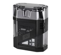 Rasoio elettrico maschile, rasoio maschile,Rasoio tascabile con display a - Rasoio a doppia testa lavabile, strumento di rasatura ricaricabile per i baffi del viso