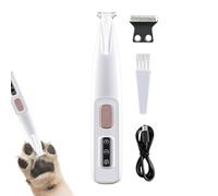 Rasoio elettrico per cani tagliacapelli per zampe - Kit di toelettatura per cani elettrico tagliacapelli per animali domestici tagliacapelli trimmer per zampe impermeabile per gli amanti della masc