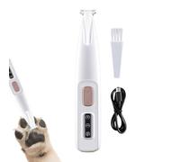 Rasoio elettrico per cani tosaerba per zampe | Kit di toilette per tagliacapelli elettrico per cani - Taglierina per zampe di cane impermeabile con display a LED per gli amanti degli animali domestici