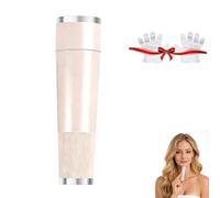 Rasoio elettrico per capelli intimi, ricaricabile, 2 in 1, per bikini, da donna, uomo e donna, rasoio per capelli, per gambe, ascelle e viso (beige)