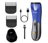 Rasoio elettrico per corpo e intimo da uomo senza fili con lunghezze di taglio