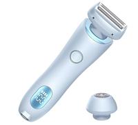 Rasoio elettrico per donne 3 usano pale rasoi elettrici indolore Trimmer per corpi corti con energia a secco & Uso bagnato rasoi elettrici portatili per bikini a assi