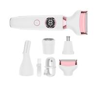 Rasoio Elettrico per Donne,Strumento Gentile con Testine Rimovibili e Ricarica Rapida | Trimmer Bikini Femminile,per la Bellezza in Viaggio delle Donne, per Peluria del Viso, Viso, Area Bikini, Corpo,