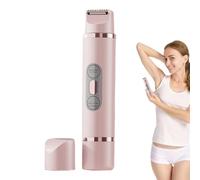 Rasoio Elettrico Per Donne,Tagliapeli Compatto Per Zone - Rasoio a Doppia Testina per Pel Corporei, Tagliabordi Portatile per Ascelle Gambe e Viso