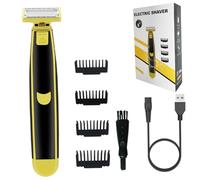 Rasoio elettrico per donne uomini, rasoio per il corpo del viso con doccia bagnata e asciutta con testabile rotabile a terra impermeabile a barba frematura USB ricaricabile 600 mAh rasoi elettrici