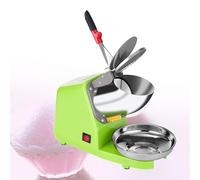Rasoio elettrico per ghiaccio, in acciaio inox, per gelati, bevande fredde, dessert alla frutta e cocktail, doppie lame in acciaio inox