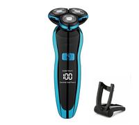 Rasoio elettrico per gli uomini, Rasoio elettrico Rasoio elettrico Taglio dei capelli Macchina da barba per gli uomini Clipper Trimmer Barba Rasoio Rotante 100% Impermeabile