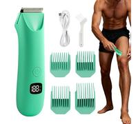 Rasoio Elettrico per il Corpo Maschile,Rasoio Elettrico con Display Digitale | Apparecchio Di Toelettatura Per Il Corpo Per Uomini - per Utilizzo su Zone Intime Pube Ascelle Petto Braccia Gambe