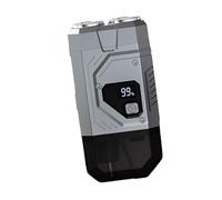 Rasoio elettrico per peli del viso e naso con asciugatura rapida e uso bagnato e livelli di carica a LED schermo avanzato per la toelettatura degli uomini, rasoio e trimmer naso con design e batteria