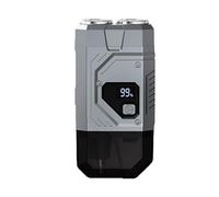 Rasoio elettrico per peli del viso e naso con asciugatura rapida e uso bagnato e livelli di carica LED per la cura dello schermo