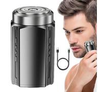 Rasoio Elettrico Per Uomini | Tagliabarba Impermeabile Con Display Digitale Per La Cura Della Barba - Rasoio Viso Compatto - Per Papà, Marito, Fidanzato, Viaggio, Casa, E Bagno