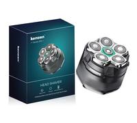 Rasoio Elettrico per Uomo Calvo Rasoio Magnetico 6D Tagliacapelli USB Ricaricabi