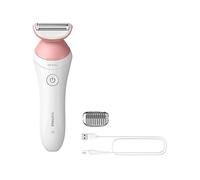 RASOIO ELETTRICO PHILIPS BRL146/20, Funzionamento a umido, Tempo operativo max 40 Min., Adattatore di alimentazione / batteria, Tempo di ricarica 10 h, Rosa, Bianco