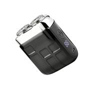 Rasoio elettrico portatile per gli uomini Piccolo Regolabarba ricaricabile Impermeabile Portatile Viso Capelli Viaggi Friendly Elettrico Barba Trimmer