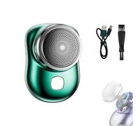 Rasoio elettrico portatile portatile Lureza, Rasoio elettrico portatile portatile portatile impermeabile, Adatto a viaggi, Viaggi di lavoro in ufficio (Green)