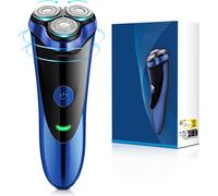 Rasoio elettrico professionale per barba A 3 Testine Rotanti ricaricabile USB