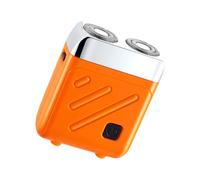 Rasoio Elettrico - Rasoio Elettrico Rotante A Doppio Anello 7x5,5 Cm, Epilatore Silenzioso Senza Fili Impermeabile, Rotazione Portatile A 360 Gradi Rasoioo Da Uomo Per Barba Testa Corpo Toele