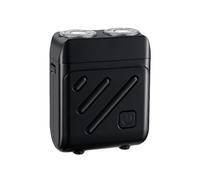 Rasoio Elettrico - Rasoio Elettrico Rotante A Doppio Anello 7x5,5 Cm, Epilatore Silenzioso Senza Fili Impermeabile, Rotazione Portatile A 360 Gradi Rasoioo Da Uomo Per Barba Testa Corpo Toele