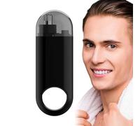 Rasoio elettrico ricaricabile per peli del naso, portatile, ricaricabile, tappo di protezione antipolvere, ricarica rapida, tagliacapelli elettrico per naso