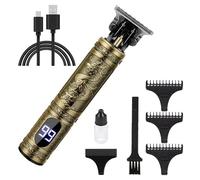 Rasoio elettrico - Rifinitore multifunzionale professionale senza fili, rasoio digitale elettrico portatile | Leggero - ricaricabile di tipo C per uomo, display digitale a ricarica rapida