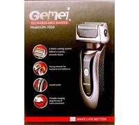 RASOIO ELETTRICO TAGLIA BARBA RICARICABILE GEMEI GM-7050 IMPERMEABILE