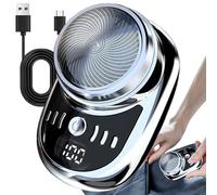 Rasoio Elettrico | Taglio Leggero Della Barba Per Gli Uomini | Compatto Per Il Viaggio E L'Auto | Design Portatile ed Ergonomico | Ideale Per Il Tocco Veloce -Ups Ovunque