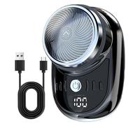 Rasoio Elettrico | Taglio Leggero Della Barba Per Gli Uomini | Compatto Per Il Viaggio E L'Auto | Design Portatile ed Ergonomico | Ideale Per Il Tocco Veloce -Ups Ovunque