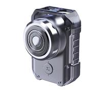 Rasoio elettrico, tascabile, rasoio elettrico rotativo, dispositivo portatile e compatto, da viaggio, idea regalo per uomo e rasatura