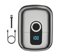 Rasoio Elettrico Uomini, Tagliabarba Compatto, Macchina Da Barba Senza Fili Ricaricabile Impermeabile Con Display LED, Kit Toeletta Portatile Per Pelli Sensibili