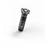 Rasoio Elettrico Uomo Ricaricabile con 3 Testine Rotanti - Display Digitale, 90 Min di Autonomia, Ricarica USB, Silenzioso, Compatto, Potenza 5W - Rasatura Veloce e Precisa