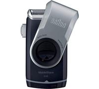 Rasoio Elettrico Viso Braun MobileShave M90 Senza Filo 60 min Lavabile Rifinitore Precisione