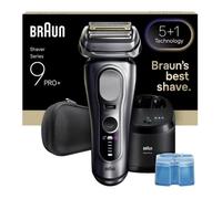 Rasoio Elettrico Viso Braun Series 9 Pro+ 9667CC Senza Filo 60min Uso a Secco e sotto la Doccia Ricarica Rapida