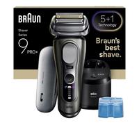 Rasoio Elettrico Viso Braun Series 9 Pro+ 9675cc Senza Filo 60min Impermeabile Rifinitore Precisione Ricarica Rapida
