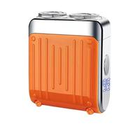 Rasoio Elettrico Viso Uomo,Display Digitale Rasoio Viso Magnetico | Tagliabarba Elettrico Uomo con Doppio Anello e Ricarica Rapida per Uso Quotidiano Bagnato Asciutto Casa Doccia