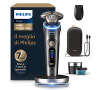 Philips Prestige Ultra Rasoio Elettrico Wet & Dry con SkinIQ Pro Trimmer 3 Testine Bluetooth colore Grigio - XP9402/31 i9000