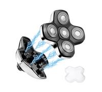 Rasoio For La Testa, Compatibile Con WAHFOX, Testine Di Ricambio For Rasoio SKULL SHAVER PITBULL(5D Silvery)
